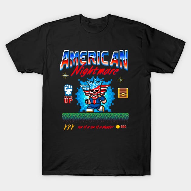 WWE Authentic Cody Rhodes American Nightmare Pixel Authentic T Shirt